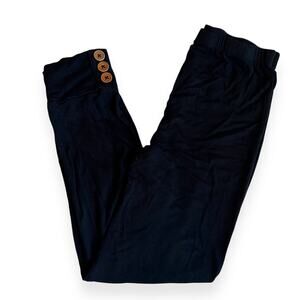 Posh Peanut Black Bamboo Pants 8 Youth